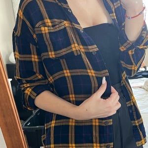 Flannel Shirt 💙💛